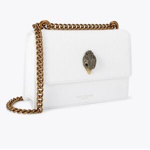 BNWT Kurt Geiger White Crossbody Bag with Gold Chain